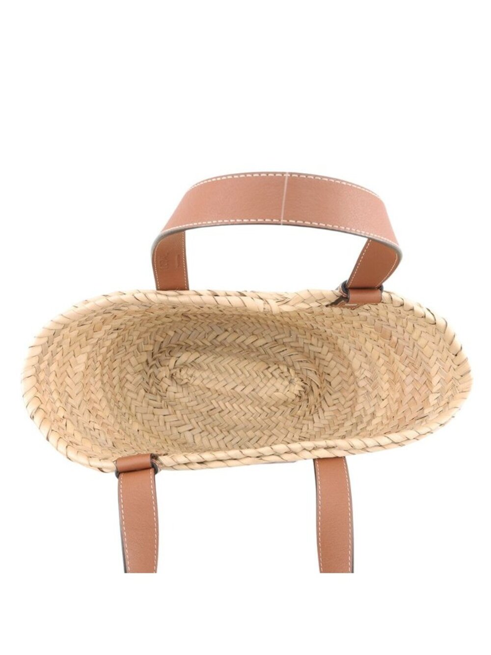Loewe Handbag Basket Bag Small Raffia Leather - Picture 5 of 10